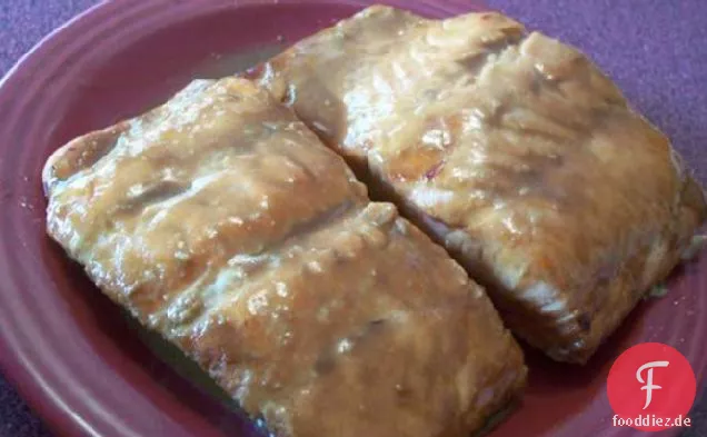 Einfache Senf Lachs