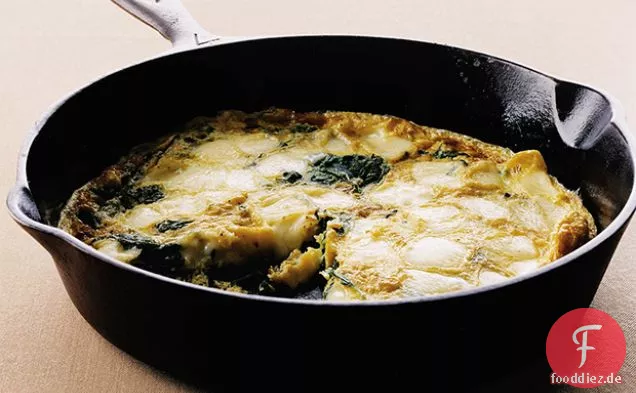 Rucola und Fontina-Frittata