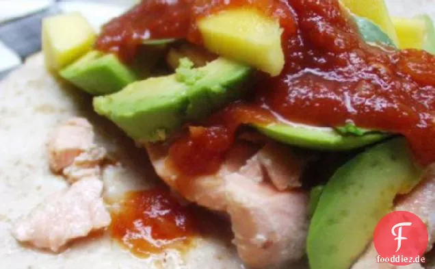Superfoods Lachs-Taco Mit Mango und Avocado