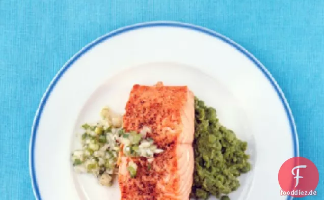 Lachs mit Schalotten-Relish