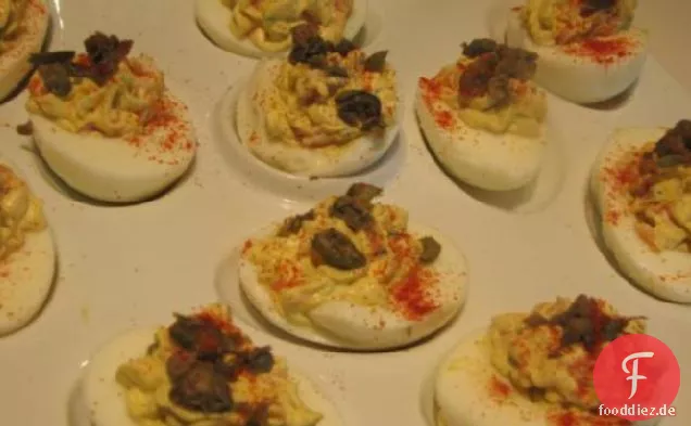 Geräucherter Lachs Deviled Eier