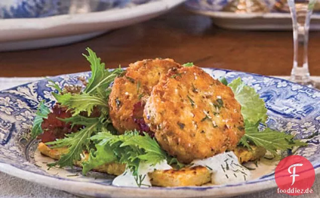 Mini-Lachs-Kroketten