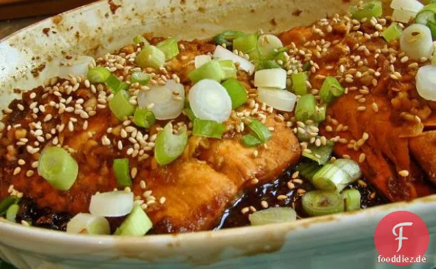 Lachs Teriyaki