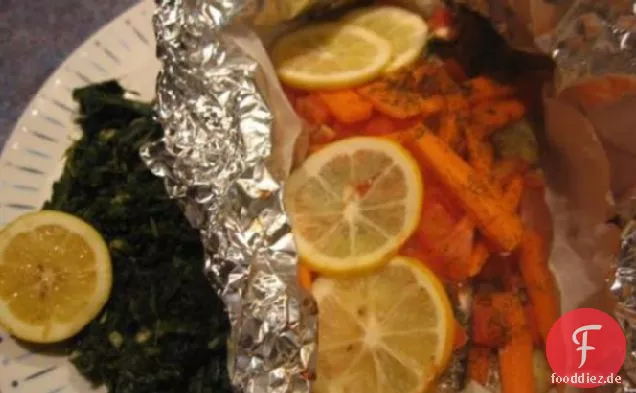 Lachs En Papillote