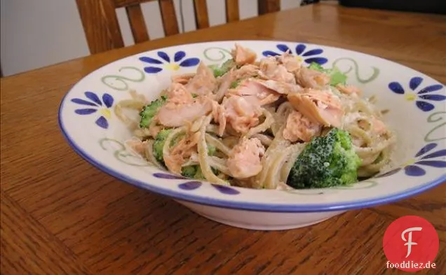 Lisa's Lachs Ricotta Brokkoli Linguini