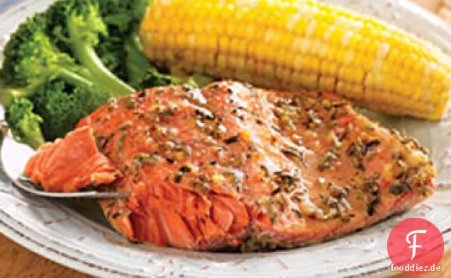 Kräuter gebackener Lachs