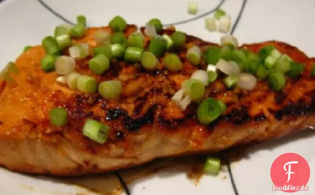 Pan-Gegrillter Lachs