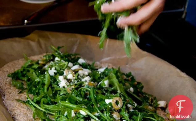 Sofies Rucola und Feta-Käsebrot