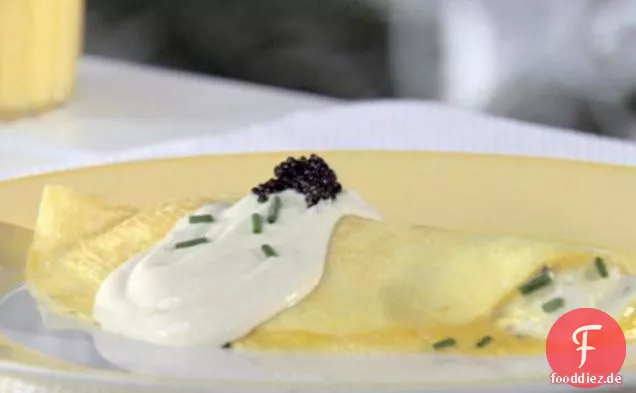 Geräucherter Lachs Omelett