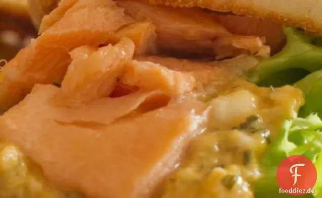 Sole für geräucherten Lachs