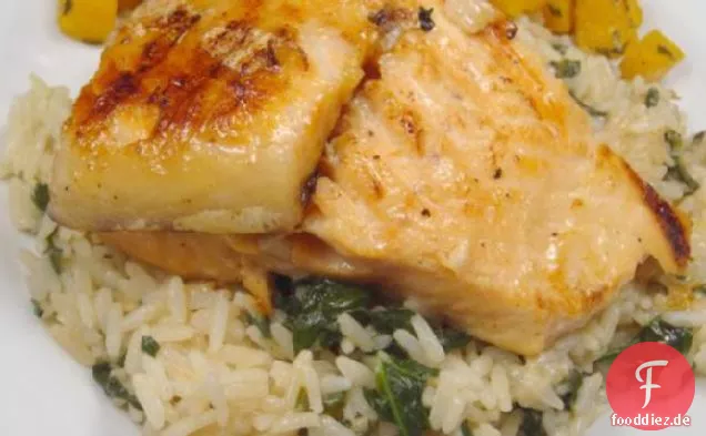 Gegrillte Dijon-Ahorn Lachs