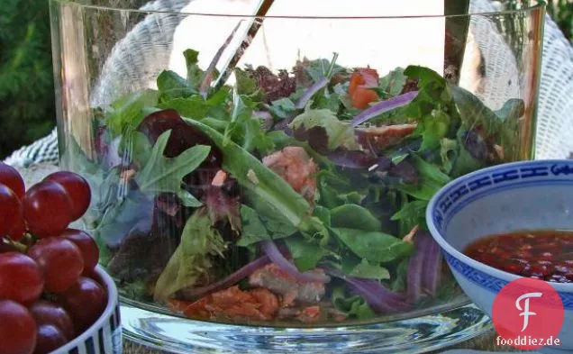 Lachs mit Kräuterdressing