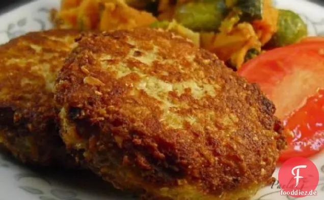 Haferflocken-Lachs-Pasteten