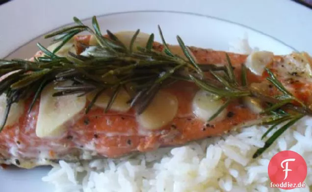 Rosmarin-Knoblauch-Lachs