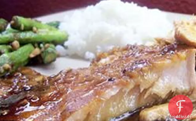 Lachs Teriyaki-Backen