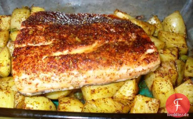 Gegrillter Lachs Wasabi