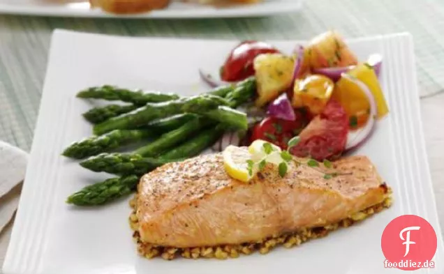 Cashew-Crusted Lachs