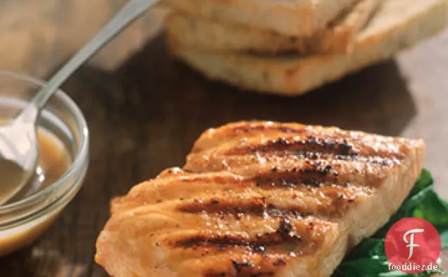 Gegrillter Lachs Sandwich