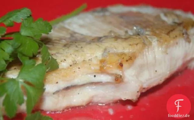 Roastbeef mit Malz, karamellisierte Knoblauchsauce