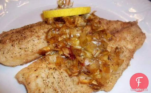 Gesalzener gegrillter Fisch