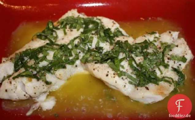Red Snapper Mit Basilikum-Vinaigrette