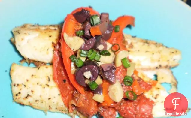 Red Snapper im mediterranen Stil
