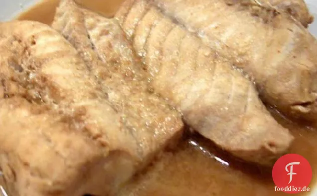 Red Snapper mit Sesam-Ingwer-Marinade