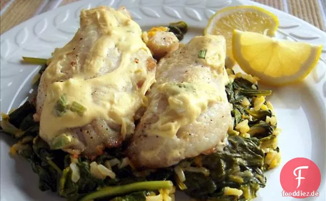 Red Snapper mit Senfsauce