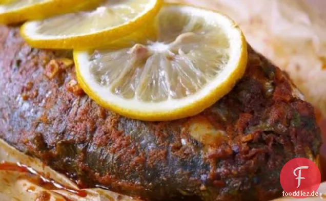 Snapper Gebacken Mit Kreuzkümmel und Zitrone