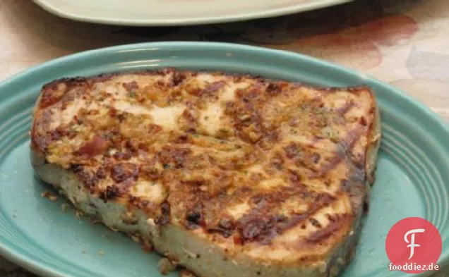 Gegrillter Schwertfisch für zwei