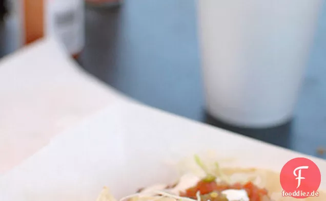 Cervesa Zerschlagen Fisch-Tacos