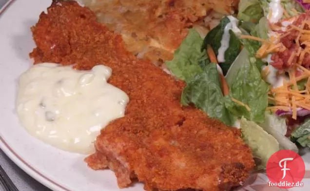 Ofen pochiert Tilapia und Brokkoli