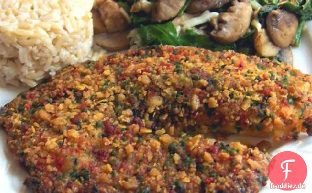 Tortilla verkrustete Tilapia