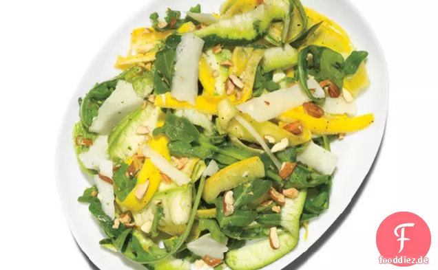 Rasierter Sommer-Squash-Salat