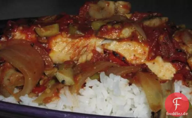 Tilapia Mit Pimiento-Sauce