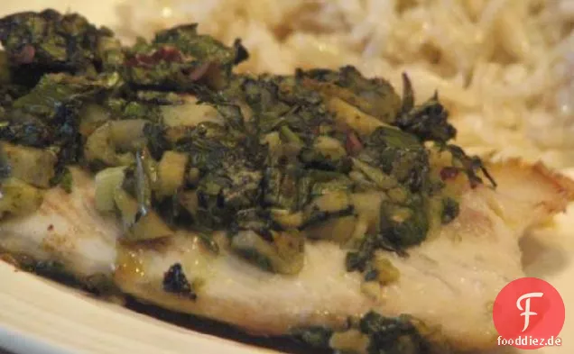 Gebackene Tilapia Gewickelt