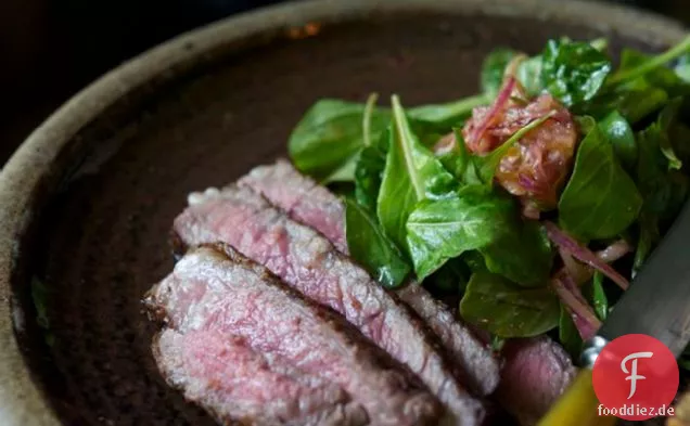 Gegrilltes Ribeye Mit Rucola-Salat