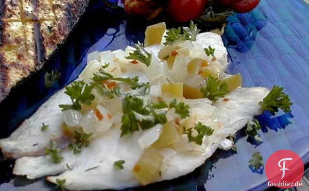 Senf verkrustete Tilapia
