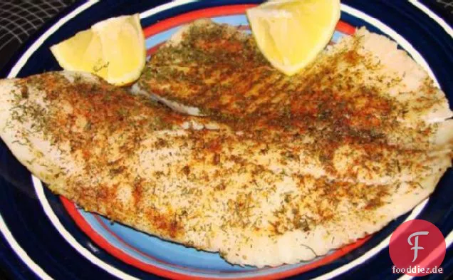 Tilapia Mit Dill und Paprika