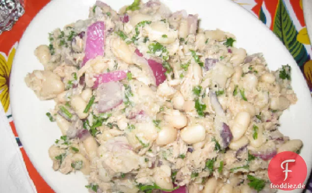 Thunfischsalat #4 : Thunfisch und weißer Bohnensalat