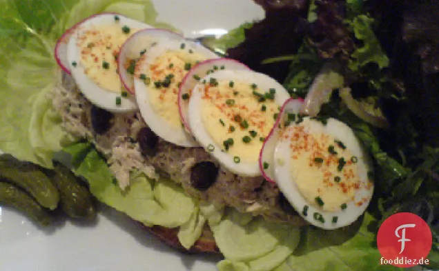 Gewürzter Thunfisch-Scheibe