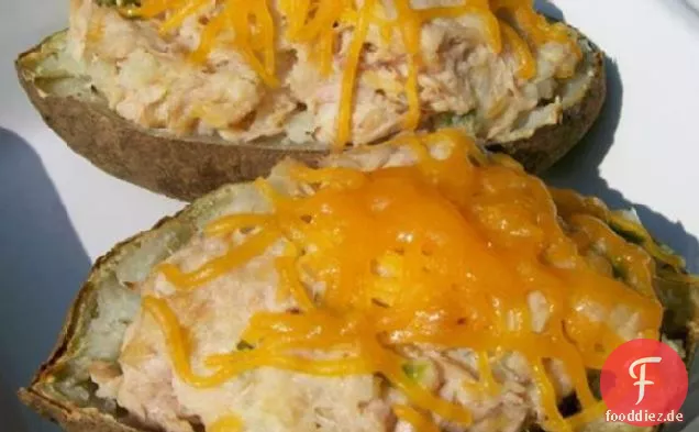 Thunfisch gefüllte Kartoffeln