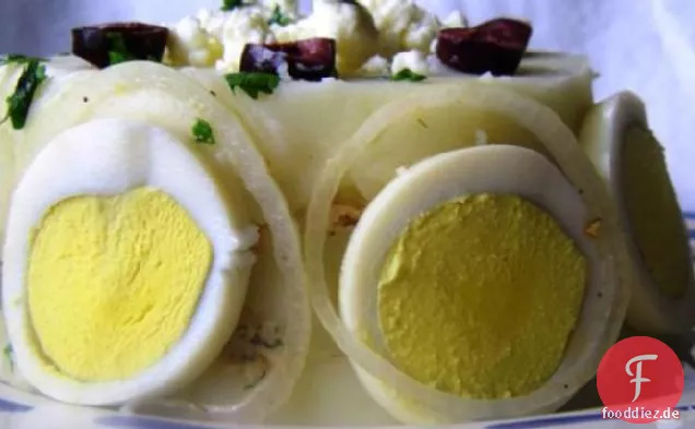 Causa Rellena De Atun (Causa Gefüllt Mit Thunfisch)