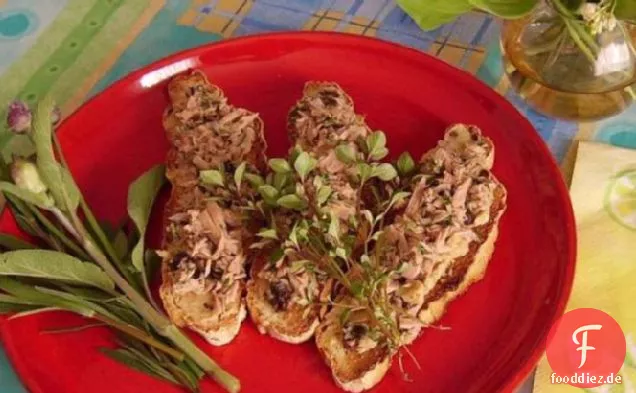 Toskanische Thunfisch-Bruschetta