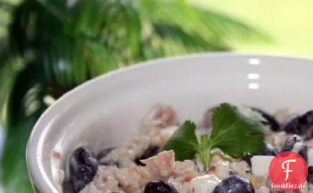 Thunfischsalat mit schwarzen Bohnen