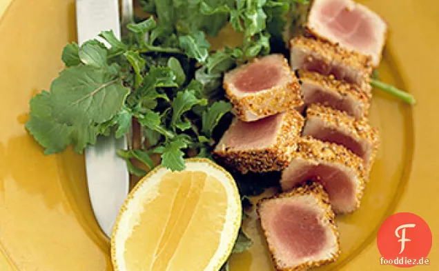 Thunfisch mit Senfkruste