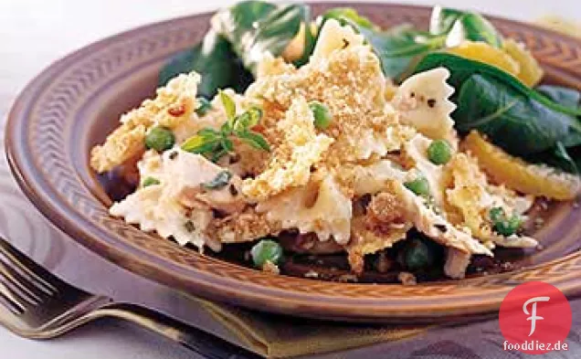 Farfalle-und Thunfisch-Auflauf