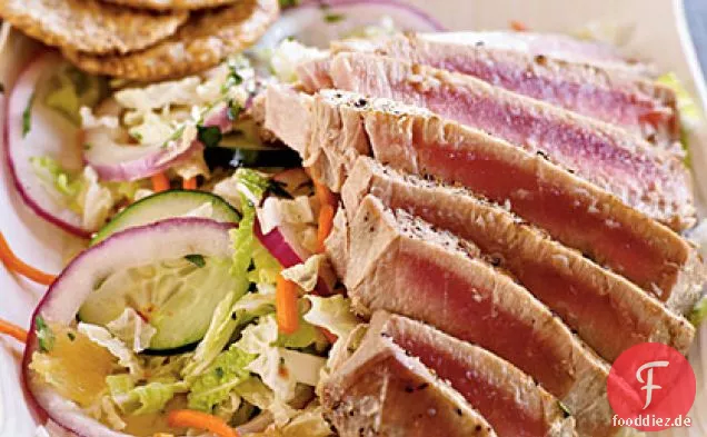 Pan-gegrillter thailändischer Thunfischsalat