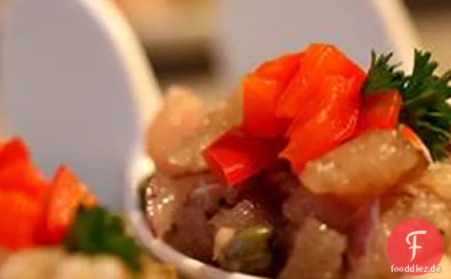 Frische Thunfisch-Ceviche