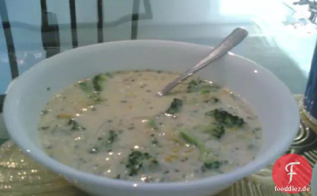 Thunfisch, Mais und Brokkoli Chowder